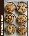 Saisonale Cookie Box Oktober (6 Stück)